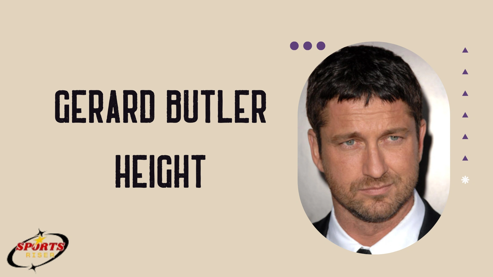 Gerard Butler Height