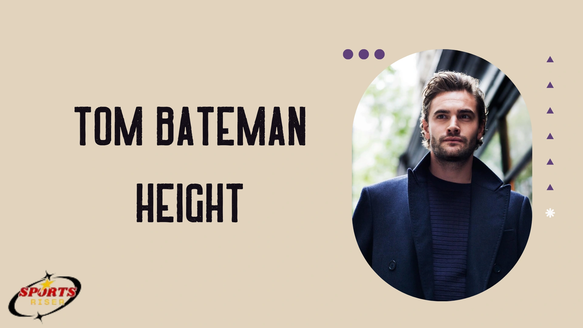 tom bateman height